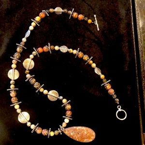 23 inch Jasper pendant